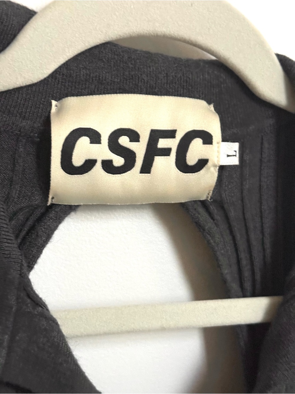 CSFC Open-Back Ribbed Button Knit Midi Dress | Size L | Good Condition - Picture 3 of 5